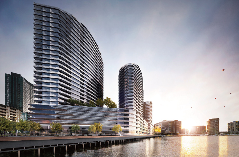 墨尔本维多利亚港一线水