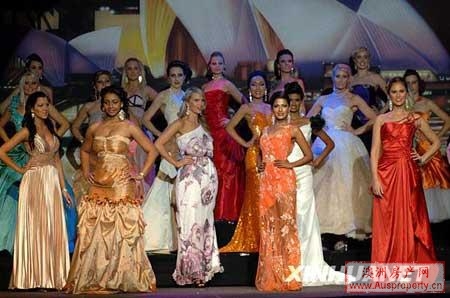 组图：澳大利亚地球小姐出炉悉尼模特艳压群芳