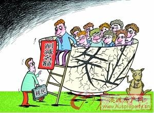 澳大利亚削减技术移民名额,政策变化多