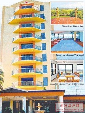 格雷自建并自住的10层高楼