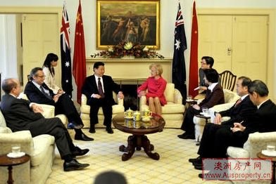 习近平会见澳洲总督白莱丝