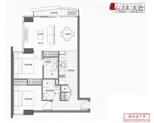 【售罄】墨尔本公寓aura apartment