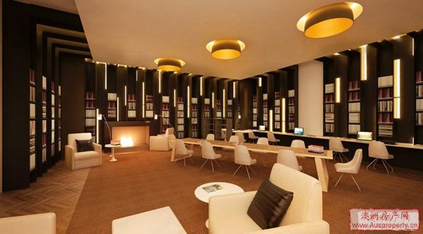 图书休息室效果图