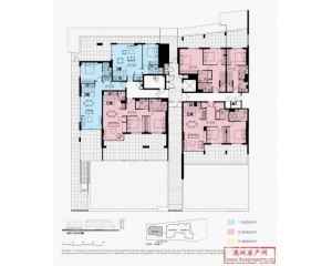 悉尼北区公寓Pavilions on the Park