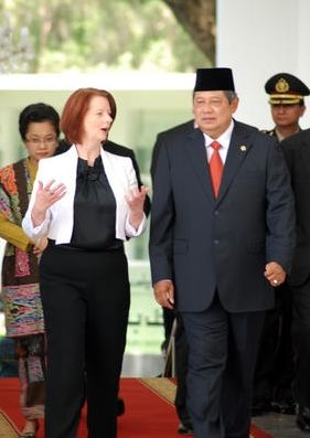 吉拉德与印尼总统会面强调双边关系