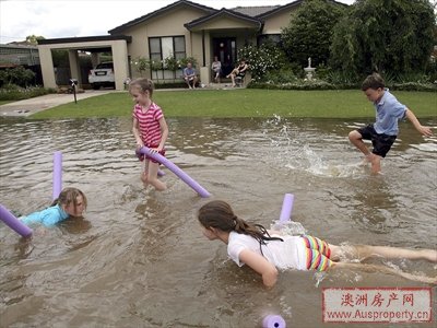 新州洪水减退 居民住宅须提防蛇虫