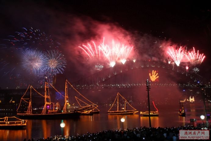悉尼除夕放烟花首次亮相央视