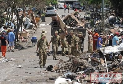 洪水死难20人 布里斯班逐渐恢复生机 洪水死难20人 布里斯班逐渐恢复生机