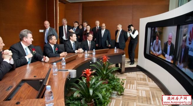 新州与中国电信巨头签新协议