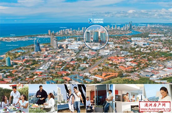 地处黄金海岸第一大商务城区 距离著名的冲浪者天堂仅步行距离