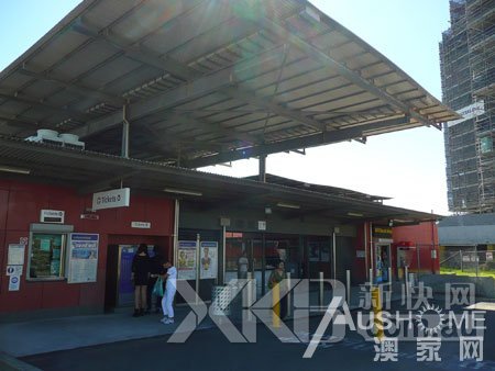 Wolli Creek火车站售票处。