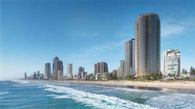 黄金海岸世界级豪华绝对海滨公寓Royale