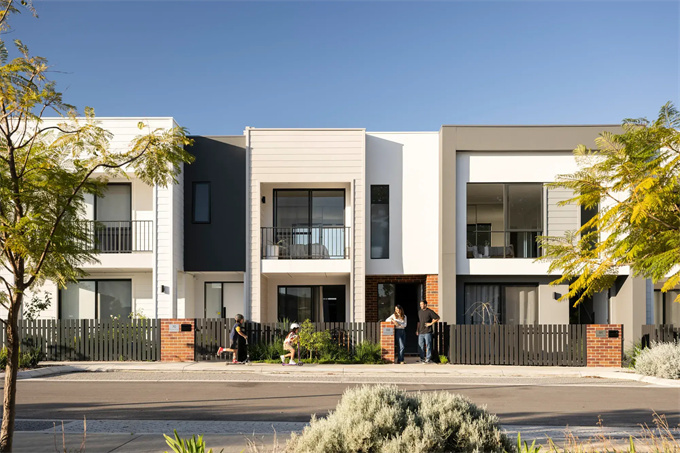 珀斯郊区中心地带联排别墅Canopy