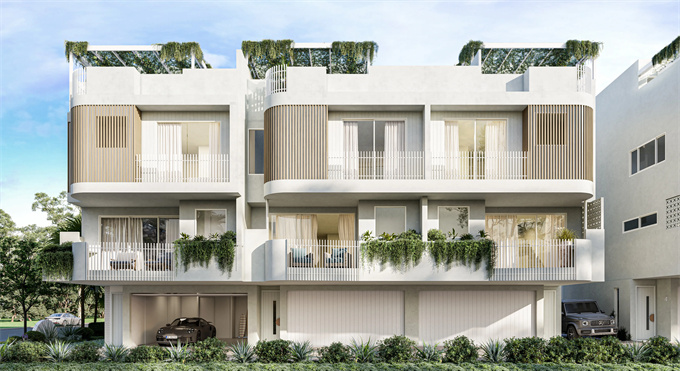 黄金海岸豪华海景联排别墅Nusa