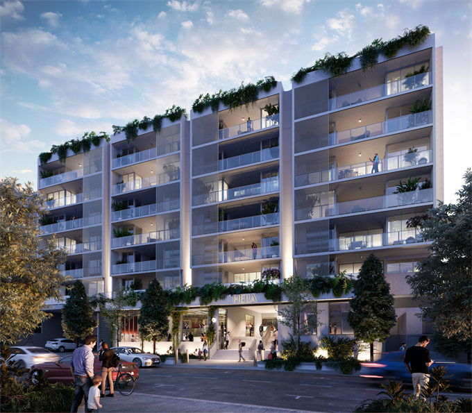 布里斯班西区奢华高档公寓Helia