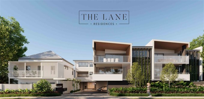 布里斯班豪华住宅联排别墅The Lane Residences