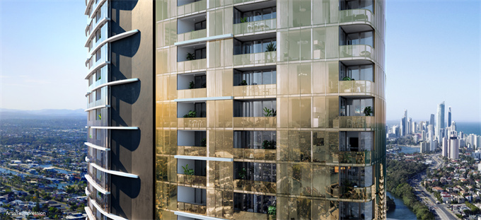  黄金海岸海滨度假公寓T 