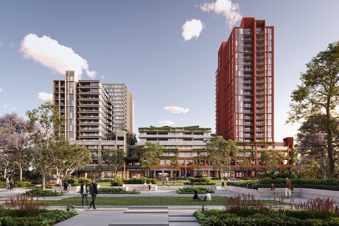  悉尼集商业与住宅一体的 