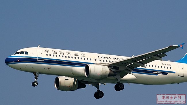 中国南航将开设广州至柏斯直飞航线