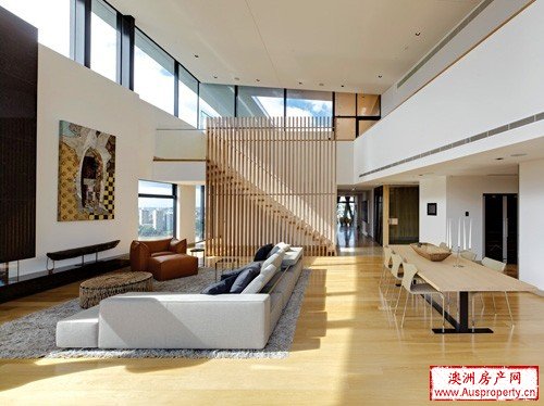 斯科特街豪宅起居室