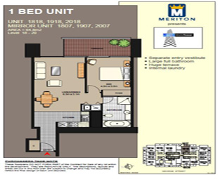 悉尼WORLD TOWER 1807公寓