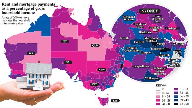 澳洲住房压力最大的地区