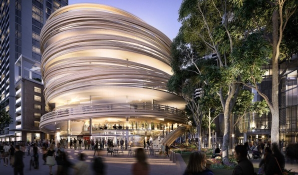 木围栏的圆塔——“达令交流中心”