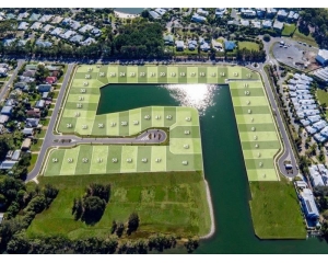 黄金海岸自带码头的高性价比滨水土地-Coomera Quays