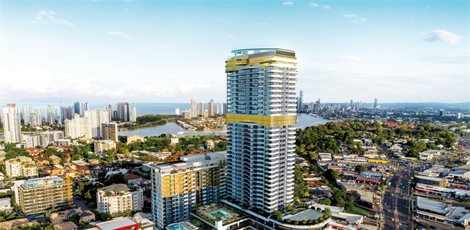 黄金海岸Southport区豪华公寓Monarch Place